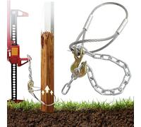 Fence Post Removal Tool,Heavy-Duty Portable Extractor | Extract Wood Post Fence Tool - for Agricultural Farm Ranch Field Orchard Pasture Yard Garden Gardeners Beginners