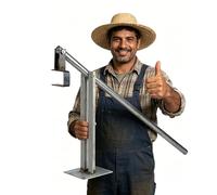 Fence Post Removal Tool, Heavy Duty Puller for Tree Stumps & Roots, Multi-Purpose Sapling Remover for Wood Posts and Branches, Durable and Easy to Use