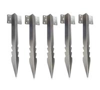 fence post repair kit 5PCS Fixing Peg Timber Heavy Duty Sleeper Stakes Metal Landscape Edging For Driveway Garden Planter Raised
