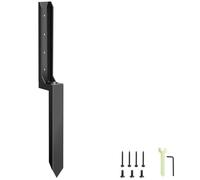 Fence Post Repair Kit 80cm (31.5 ''), Heavy Duty H-Shaped Ground Spike for Broken or Leaning Wooden Posts, No Digging No Concrete Fence Repair Spike for 4x4 and 6x6 Posts (1 PACK)