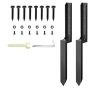 Fence Post Repair Kit Fence Post Repair Kit 2X Metal Mender Solid Ground Spike Quick Fix Stabilizer for Tilted Broken Wood for Repair