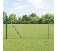 Fence Post Powder-coated Galvanised Steel Garden Barrier Modern Fencing vidaXL