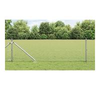 Fence Post Silver 25 x 0.8m Steel PVC Mesh 19x19mm Weatherproof Garden HeavyDuty