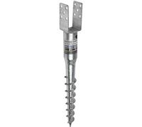 Fence Post Spike Size: 90mm / 685mm Ground Screw Pack of: 1 Heavy Duty Anchor Support for Fence Repair Post Support