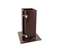 Fence Post Spikes & Shoes, Bolt Down Holders, Easy Grip ~ 50/75/100mm Garden Timber Support Stakes (2, 2"/50mm Bolt Down)