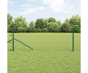 Fence Post Steel Forest Green 25 x 0.5 m 36mm Mesh Garden Security Heavy Duty XL