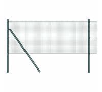 Fence Post Steel Outdoor Barrier Garden Modern Terrace Strong Support vidaXL