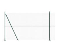 Fence Post Steel Outdoor Barrier Garden Modern Terrace Strong Support vidaXL