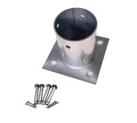 Fence Post Support Kit - 5 Pieces Pre-Drilled with Hardware 40x50mm Ideal for Decks Pergolas and Stable Easy Installation for Secure Fencing Solutions.