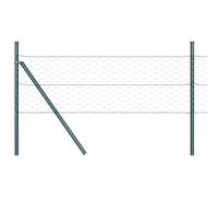 Hexagonal Fence Ground Fix Mesh Garden Terrace Barrier Outdoor Posts vidaXL