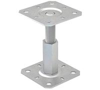 Fence Posts Size: 100mm x 100mm (4" x 4") Pack of: 1 Repair Support Brackets Adjustable Heavy Duty Bolt Down