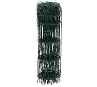 Fence Powder Coated Iron 25 x 0.65 m Green, Flexible Flower Bed Edging as Lawn Border, Mowing Edge and Path Limiter, Flexible Palisade for Garden, Vegetable Bed and Front Garden