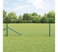 Fence Roll Green 10x0.5m Steel PVC 13mm Mesh Durable Garden Boundary Heavy-Duty