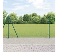 Fence Roll Steel Green 25 x 1.2 m 13mm Mesh Durable Garden Boundary Post Premium