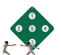 Fence Target, Targets for Fence, Wall Mounted Fence Training Target - Auxiliary Equipment Games with Five Bull Eye Tools for Skills to Improve Sabres, Our Fence Target Practice is Made of PU