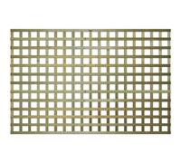 Fence Trellis Panel, 6ft x 4ft Privacy Square Top Wooden Screen (3 Pack)