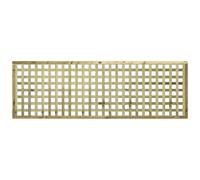 Fence Trellis Topper, 6ft x 2ft Framed Urban Square Wooden Panel (3 Pack)
