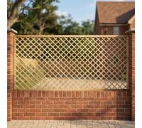 Fence Trellis Topper, 6ft x 3ft Framed Standard Diamond Wooden Garden Panel