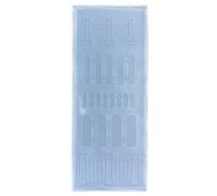 Fence UV Resin Silicone Mold Fondant Chocolate Candy Molds Crystal Epoxy Cast Clay Bake Tool Jewelry Making Cake Accessory Mold