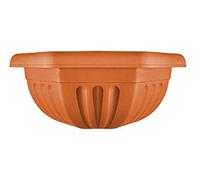 Fence Wall Planter Plant Flower Basket Pot Container Venetian Garden Box Plastic UK (Planter Terracotta 40 cm, 1)