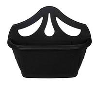 Fence Wall Planter Plant Flower Basket Pot Container Venetian Garden Box Plastic UK (Wall Planter 31 cm Black, 1)
