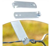 Fence Wire Tensioning Tool, 2-Pack Metal Barb Wire Hand Tools for Garden, Forestry, Ranch and Construction Use