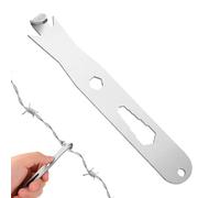 Fence Wire Twister Tool - Heavy-Duty Barb Wire Fencing Tool For Forestry, Ranching & Construction | Stainless Steel Cable Tensioner Fixer With Extended Handle For Fast Fence Installation