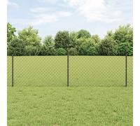 Fence with Post Segment Outdoor Barrier Garden Terrace Divider Boundary vidaXL