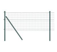 Fence with Post Outdoor Garden Boundary Terrace Barrier Panel Set vidaXL