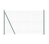 Fence with Post Outdoor Garden Boundary Terrace Barrier Panel Set vidaXL