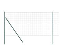Fence with Post Outdoor Garden Boundary Terrace Barrier Panel Set vidaXL
