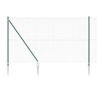 Fence with Post Outdoor Garden Boundary Terrace Barrier Panel Set vidaXL