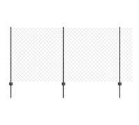 Fence with Post Segment Outdoor Barrier Garden Terrace Divider Boundary vidaXL