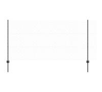 Fence with Post Segment Outdoor Barrier Garden Terrace Divider Boundary vidaXL