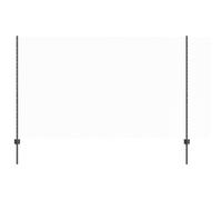 Fence with Post Segment Outdoor Barrier Garden Terrace Divider Boundary vidaXL