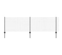 Fence with Post Segment Outdoor Barrier Garden Terrace Divider Boundary vidaXL