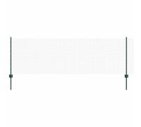 vidaXL Fence with Post Green, Garden and Terrace, Modern Outdoor Fence, Durable
