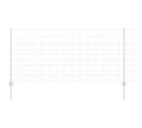 Fence with Post Segment Outdoor Barrier Garden Terrace Divider Boundary vidaXL