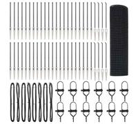 Welded Wire Fence Green Steel 0.5x100m with 13 Spike Posts & Ties Durable Finish