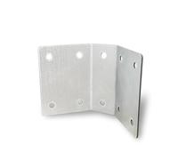 FenceEasy™ Deck Framing Brackets - Galvanised Steel - Heavy-Duty Corner Brackets for Decks, Raised Beds & Planters - 3", 4" or 6" Timber - UK Made - Pack of 4 (Suitable for 6in / 150mm High Timber)