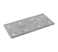 Fencemate Sleeper Silver Galvanised Steel Flush Mount Bracket (H)80mm (W)80mm (L)170mm