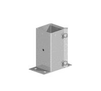 Fencemate Swift Clamp Flush Bolt Down Post Support - 75mm x 75mm - Galvanised