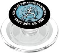 Fencers born in 1960 Birthday Vintage French-Fencers Fencing PopSockets PopGrip for MagSafe