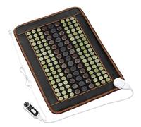 FENCHOLIST Far Infrared Heating Pad, Natural Jade and 2 Different Tourmaline Heating Pad, Electric Heating Pads for Back Pain Relief and Cramps, Auto Shut Off Function (30.7" X 20.8")
