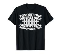 Fencing Barrier - Perimeter Fence Installer T-Shirt