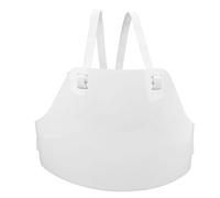 Fencing Chest Guard, Adjustable Breathable PVC Men Fencer Breast Protector Kids Chest Guard for Soccer Baseball Football Foil Epee Sabre (L)