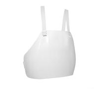 Fencing Chest Guard Armor for Epee Foil Athletes Lightweight Body-Conforming Design with Adjustable Shoulder Straps (Mens-XS)