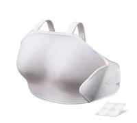 Fencing Chest Guards - Double Soft-Layer Fencing Chest Protector - FIE Certificate Plastic Breast Protector - Fencing Gear for Foil Epee Sabre (Men, Small)