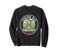 Fencing Dad Fencer Sword Duel Athlete Father's Day Sweatshirt