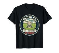 Fencing Dad Fencer Sword Duel Athlete Father's Day T-Shirt